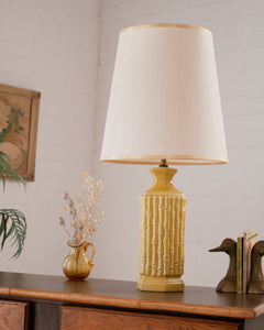 Yellow Bamboo Regency Table Lamp