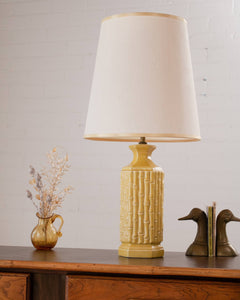 Yellow Bamboo Regency Table Lamp