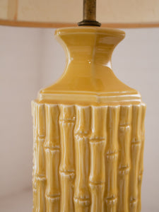 Yellow Bamboo Regency Table Lamp