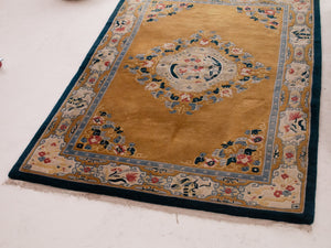 Yellow Gold Antique Rug