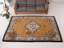 Load image into Gallery viewer, Yellow Gold Antique Rug
