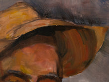 Load image into Gallery viewer, Original Oil Painting Man his Hat portrait
