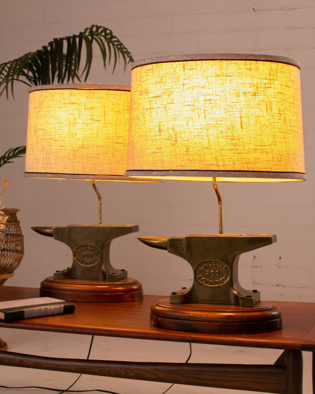 Brass Anvil Table Lamp