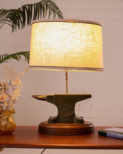 Load image into Gallery viewer, Brass Anvil Table Lamp
