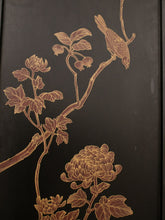 Load image into Gallery viewer, Large Heavy Decorated Japanese lacquer room divider screen
