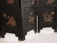 Load image into Gallery viewer, Large Heavy Decorated Japanese lacquer room divider screen
