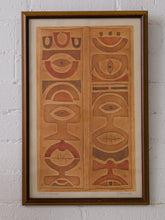 Load image into Gallery viewer, Totem by Diana Hansen done in intaglio 1942
