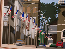 Load image into Gallery viewer, 1979 Serigraph of a Small Town
