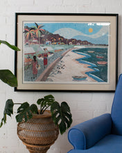 Load image into Gallery viewer, Beachside Market, Painting Framed
