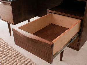 Kurt Three-Drawer Desk