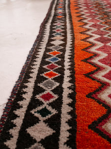 Vintage Multicolor Turkish 'Zili' Rug