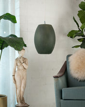 Load image into Gallery viewer, Green George Nelson ceiling lamp
