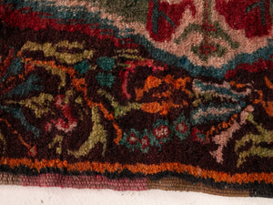 Hand Knotted Red Wool Rug
