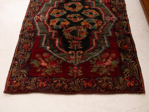 Hand Knotted Red Wool Rug