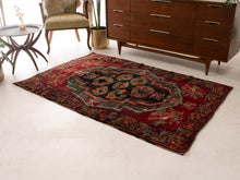 Load image into Gallery viewer, Hand Knotted Red Wool Rug

