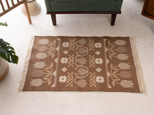 Load image into Gallery viewer, Norwegian Handknotted Tulip Tapesty from Ackerman Estate
