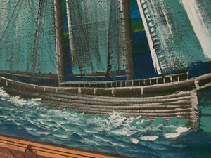 Nautical Art Mid Century Painting