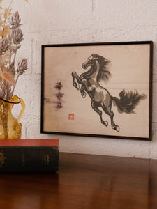 Antique Horse Ink Painting