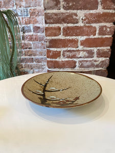 Vintage Large Stoneware Plate