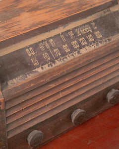 Rustic Radio Decor