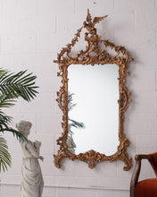 Load image into Gallery viewer, 1920s Era Ornately Carved Gilded French Wall Mirror

