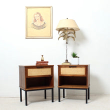 Load image into Gallery viewer, Rattan Boho Nightstands

