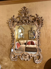 Load image into Gallery viewer, Antique Ornate Gilded Mirror

