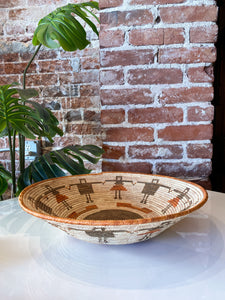 Vintage Large Woven Bowl