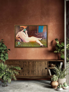 Interior Woman Portrait