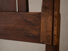 Load image into Gallery viewer, Walnut twin Headboard w/ brass details
