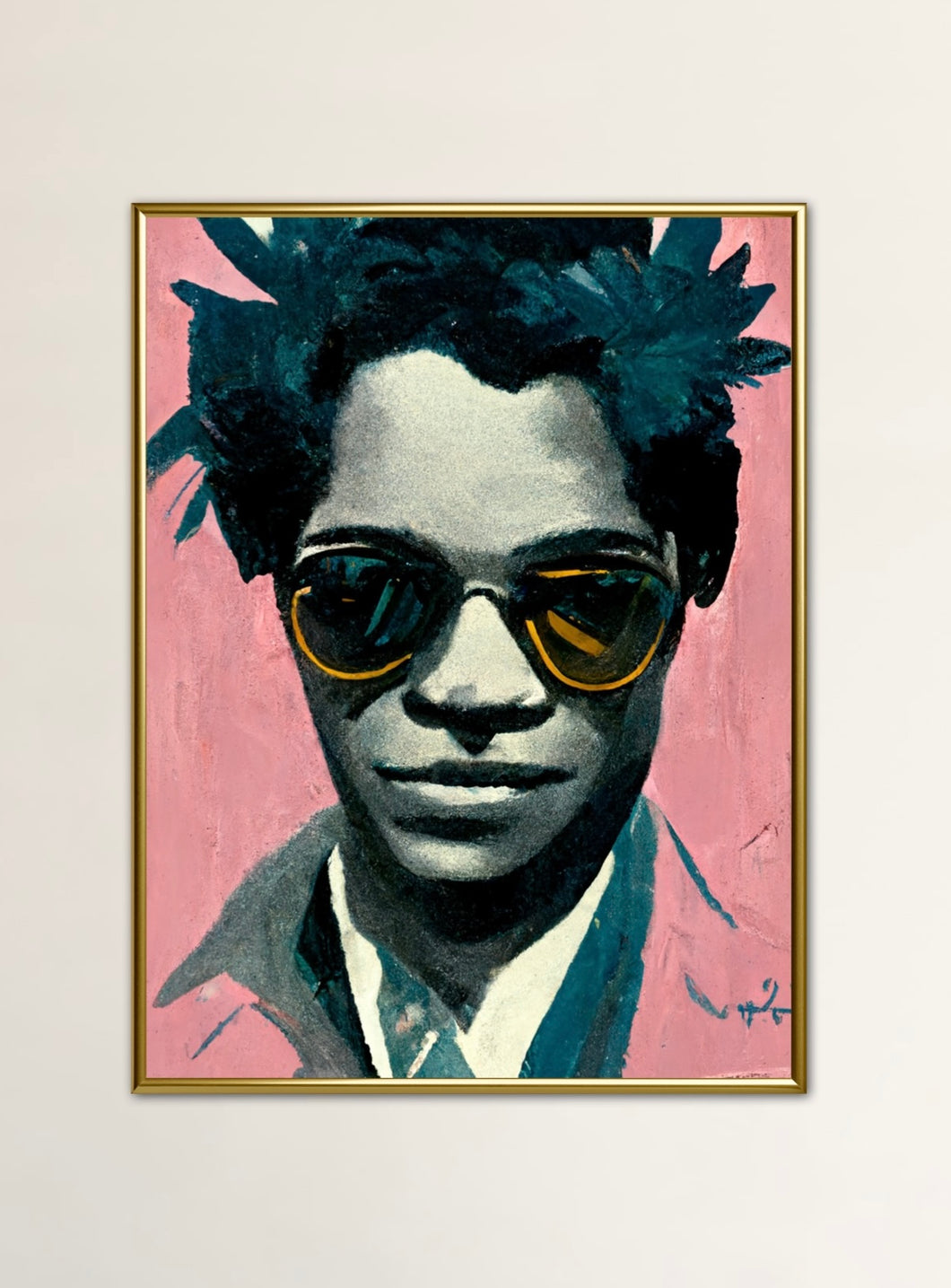 A Portrait of Basquiat by Rafaelio
