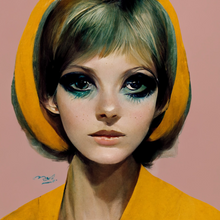 Load image into Gallery viewer, Portrait of Twiggy
