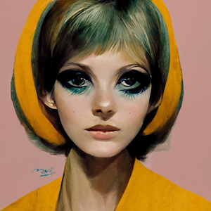 Portrait of Twiggy