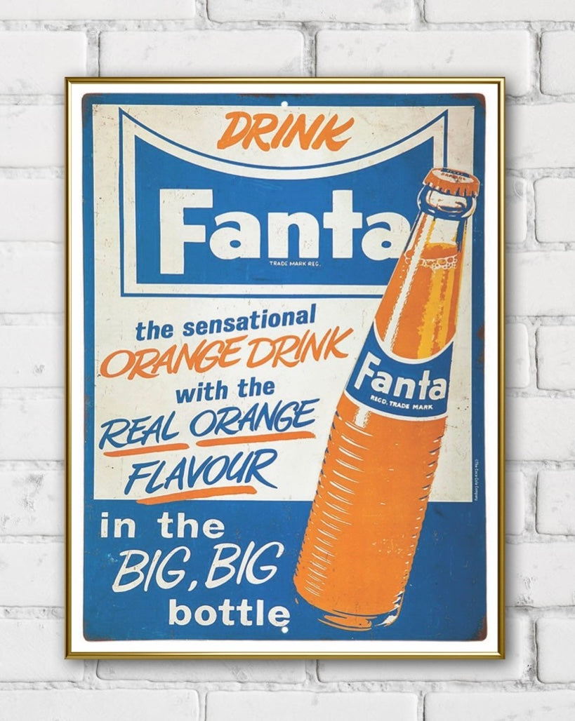 Soda Pop Fanta Sign Art