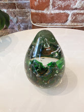 Load image into Gallery viewer, Vintage Large Green Swirly Paperweight

