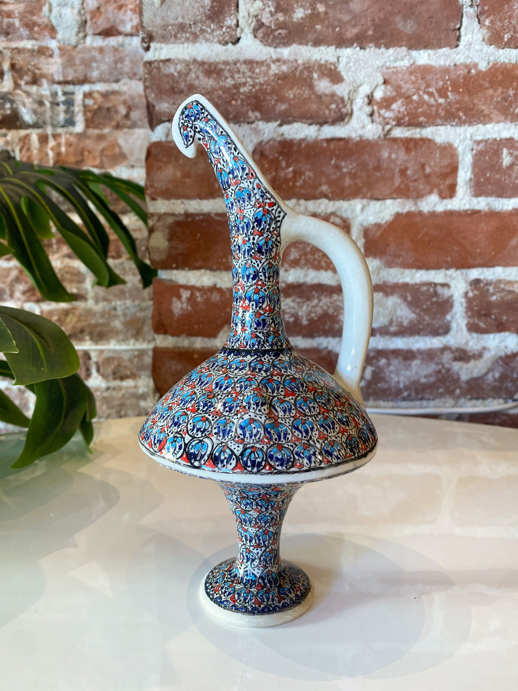 Vintage Turkish Ceramic Vessel