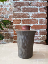 Load image into Gallery viewer, Vintage Grey Stoneware Vase
