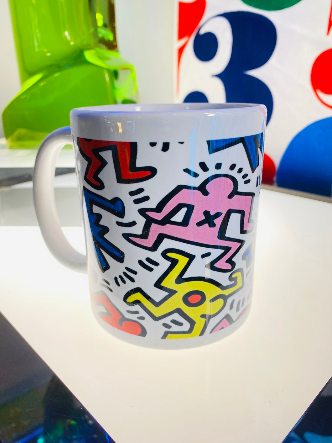 Colorful Keith Haring Mug