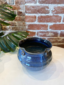 Vintage Stoneware Planter -Signed