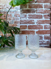 Load image into Gallery viewer, Vintage “Crystal Ice” Glasses - Set of 2
