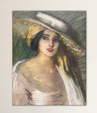 Load image into Gallery viewer, Lady With Hat Portrait
