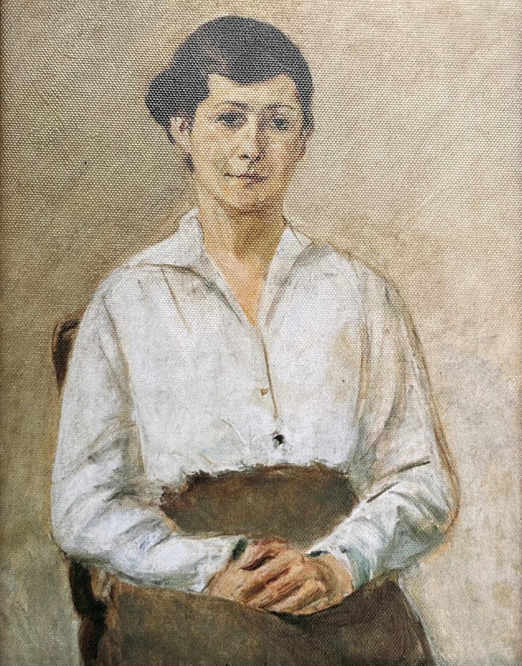 Woman Sitting on Chair Portrait