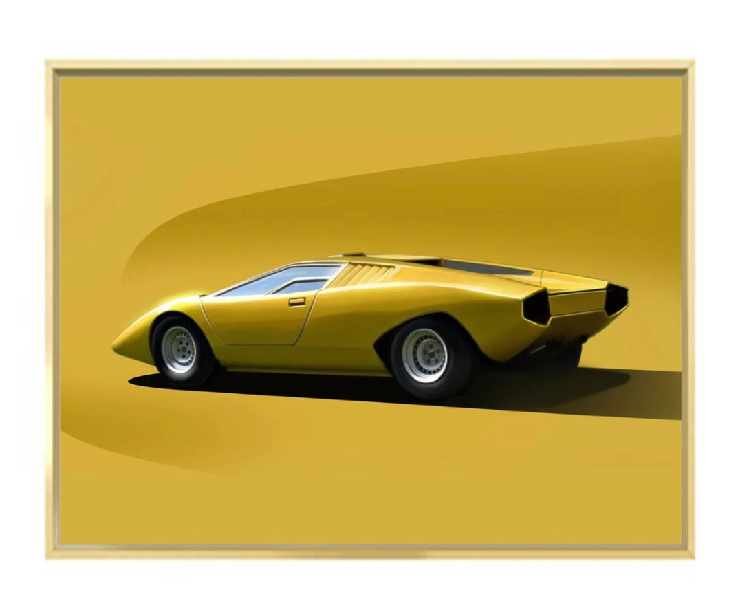 Wall Art Print Lamborghini Car, Gifts & Merchandise