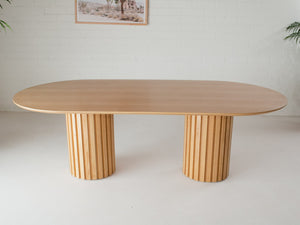 Dalia Oval Blonde Table