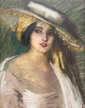 Load image into Gallery viewer, Lady With Hat Portrait
