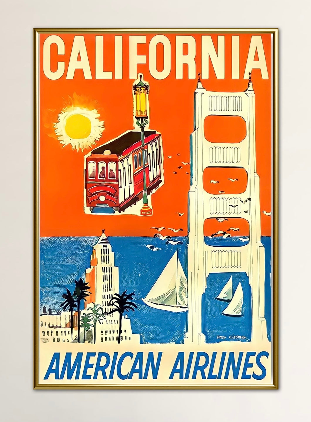 California Travel Poster