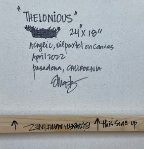 Thelonious Print by Elizabeth Marz