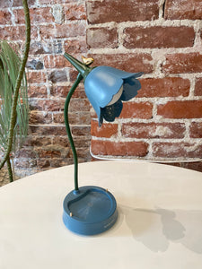 Modern Blue Flower LED Lamp - Rechargable