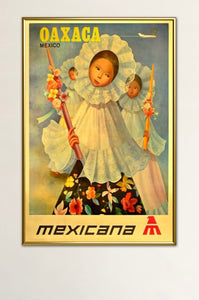 Mexico Oaxaca Travel Poster