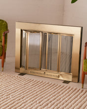 Load image into Gallery viewer, Brushed Brass Fire Place Screen frame
